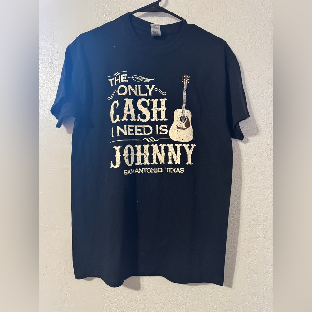 The Only Cash I Need Is Johnny - size medium
